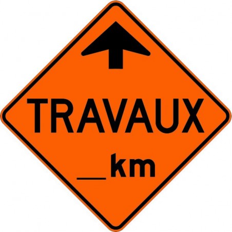 Panneau de travaux routiers: Travaux devant (T-20)