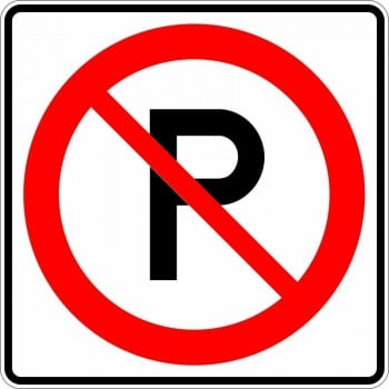 Panneau de Stationnement interdit