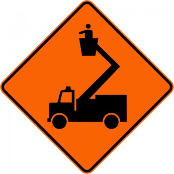 Panneau de travaux routiers: travaux en hauteur: t-50-3
