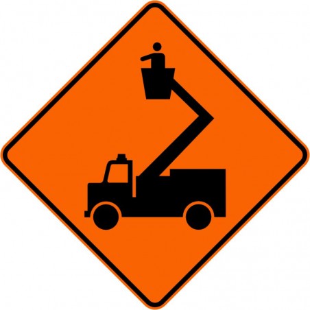 Panneau de travaux routiers: travaux en hauteur: t-50-3