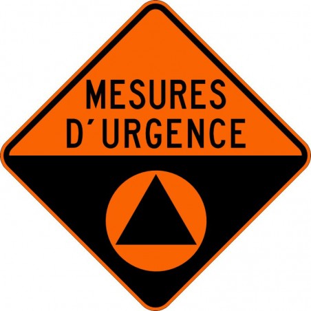 Panneau de travaux routiers: Mesures d’urgence: t-50-8