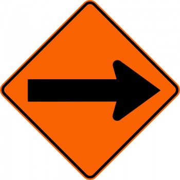 Panneau de travaux routiers: Flèche directionnelle: T-D-130-1-d