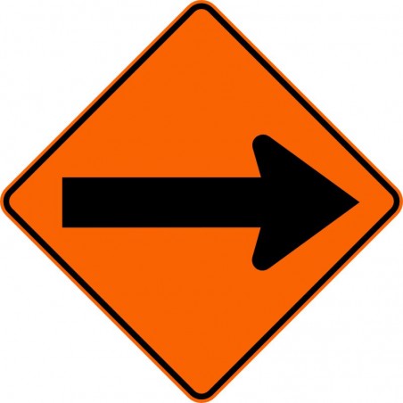 Panneau de travaux routiers: Flèche directionnelle: T-D-130-1-d