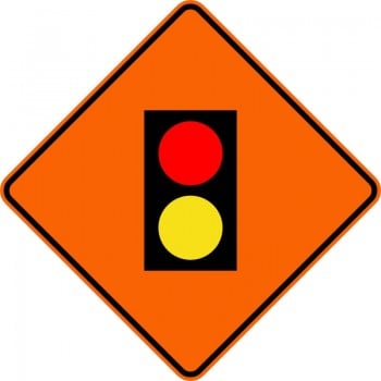 Panneau de travaux routiers: Signal avancé de la barrière de contrôle de la circulation pour travaux