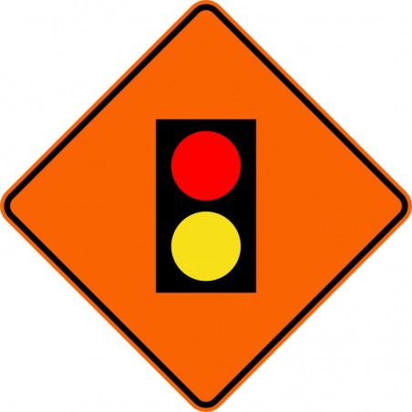 Panneau de travaux routiers: Signal avancé de la barrière de contrôle de la circulation pour travaux: T-61