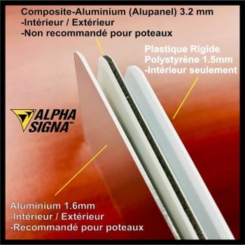 Affiche de sécurité: RECYCLAGE aluminium