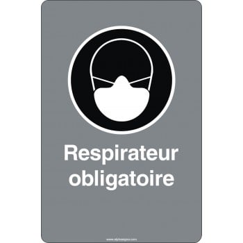 Affiche de sécurité aux normes CSA: Respirateur obligatoire