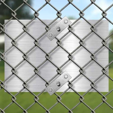 Attache de fixation d'affiche par les coins, pour clôture maillée "Frost" (paquet de 2)