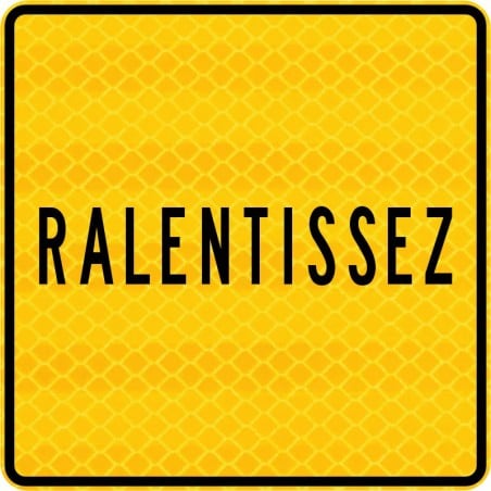 Panneau de danger: Ralentissez: ap-045
