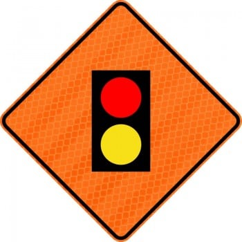 Panneau de travaux routiers: Signal avancé de la barrière de contrôle de la circulation pour travaux