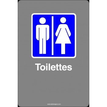 Affiche de sécurité aux normes CSA: INFORMATION Toilettes