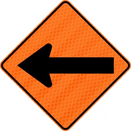 Panneau de travaux routiers: Flèche directionnelle