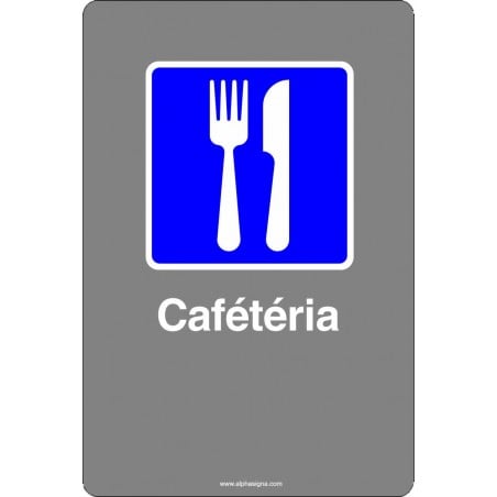 Affiche de sécurité aux normes CSA: Cafétéria