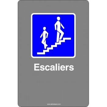 Affiche de sécurité aux normes CSA: Escaliers