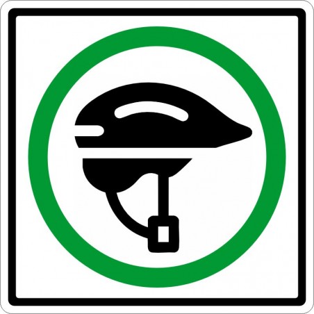 Affiche standard pictogramme seulement: casque