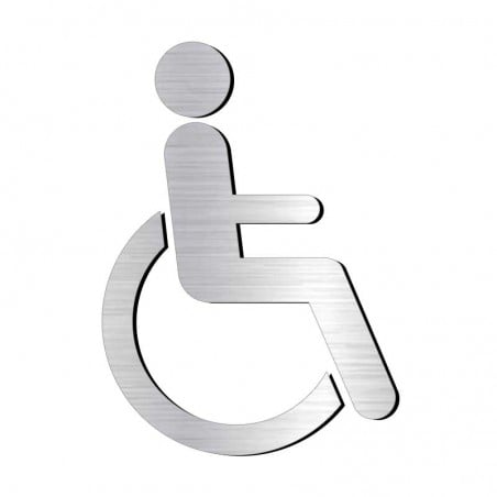Pictogramme découpé handicapé (nouveau pictogramme international)