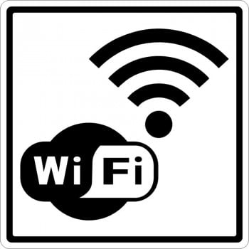Affiche standard pictogramme seulement:  Wi-Fi