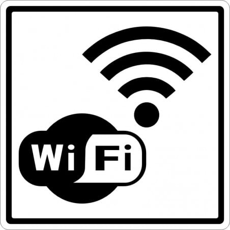 Affiche standard pictogramme seulement:  Wi-Fi