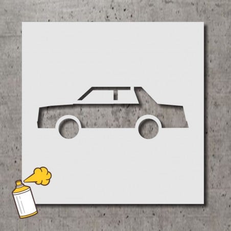 Pochoir stencil standard: véhicule / voiture