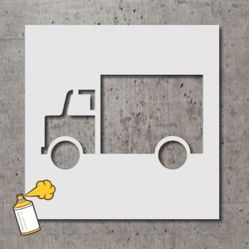 Pochoir stencil standard: véhicule / camion
