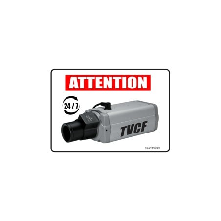 Petites étiquettes pour surveillance par caméra: TVCF