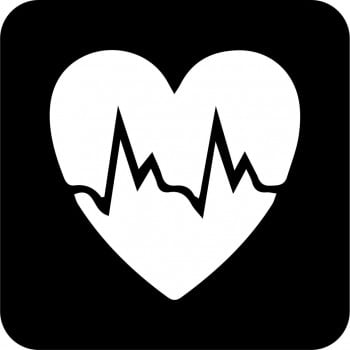 Affiche pictogramme médical: Cardiologie