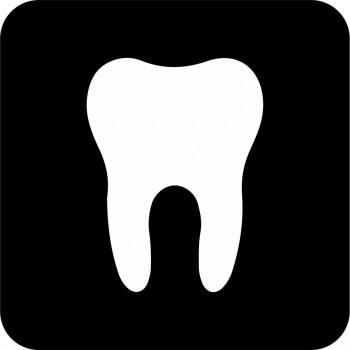 Affiche pictogramme médical: Chirurgie dentaire - denturologie