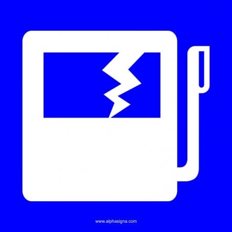 Affiche de sécurité-incendie: Équipement électrique (bleu)
