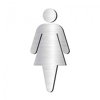 Pictogramme découpé toilettes femmes (unijambe)