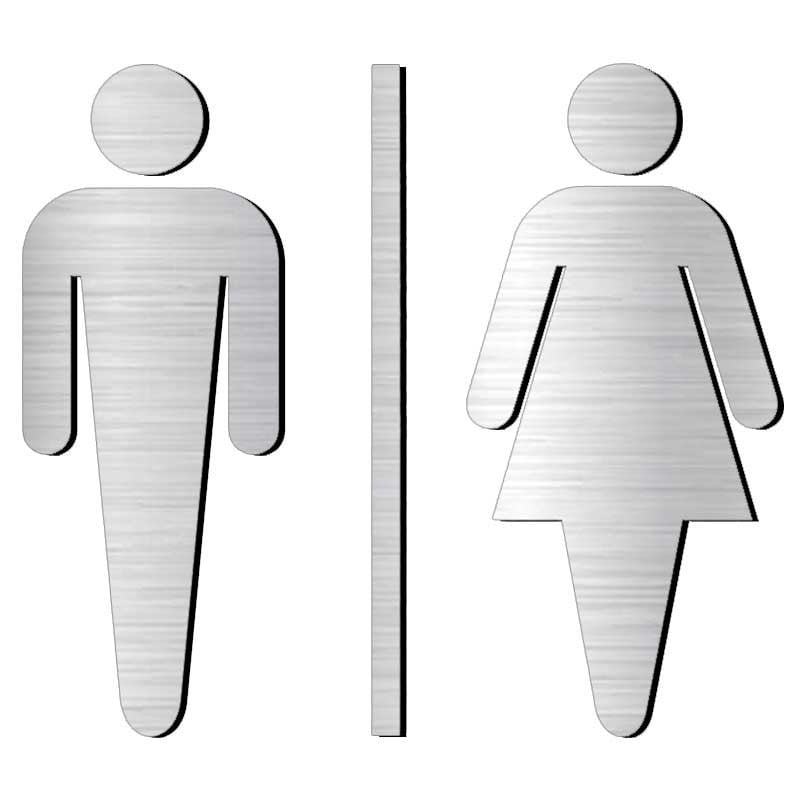 Pictogrammes de signalisation Toilettes homme et femme