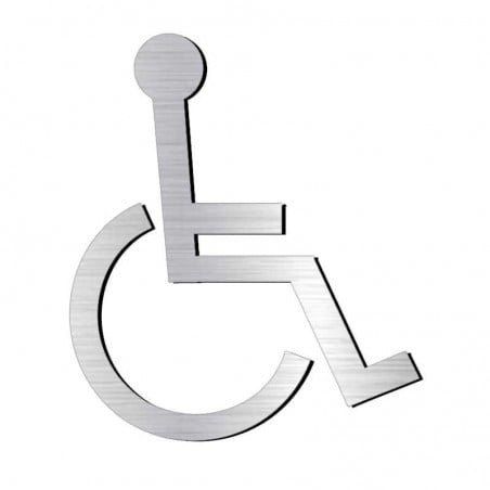 Pictogramme découpé handicapé