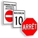 Affiches routières du Québec