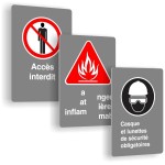 Sélection d'affiches de sécurité aux normes CSA