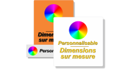 Affiches avec dimensions sur mesure