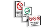 Interdiction de fumer et zone fumeur
