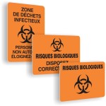 Affiches de sécurité - Risques biologiques