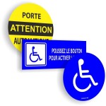 Affiches pour portes automatiques