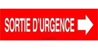 affiche sortie urgence